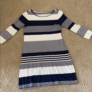 Lily Pulitzer blue and white stripped dress